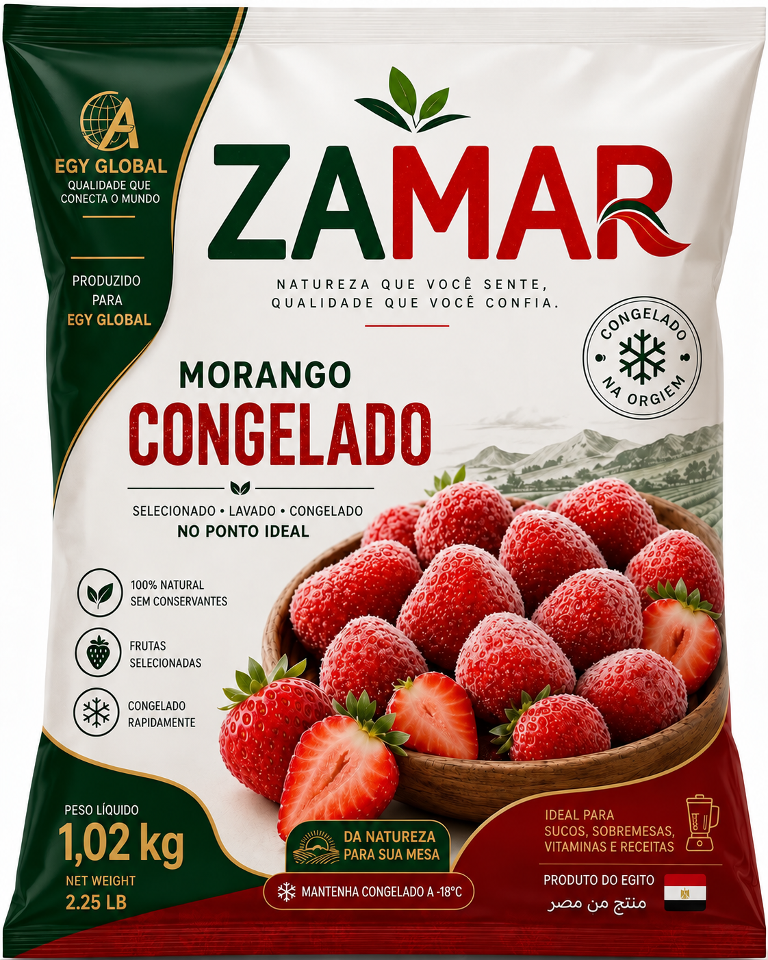 Strawberries Frozen IQF